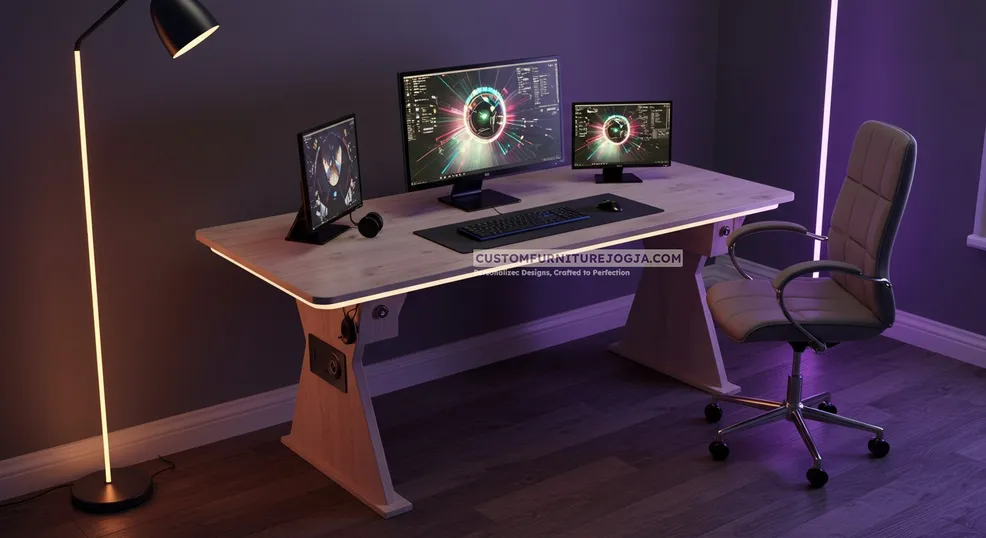 Jasa Pembuatan Meja Gaming Jogja